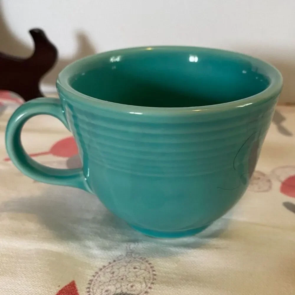 Fiestaware Turquoise Classic 7 ¾ oz Tea Cup